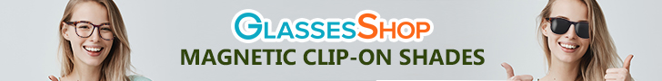Look COOL in the HOT Summer Sun with Magnetic Clip-on Shades!  Limited Time Offer at GlassesShop.com